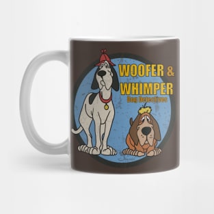 Retro Cartoon Dog Detectives Mug